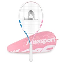 AMASPORT 정복 테니스 라켓-Pre-Strung 헤드 라이트 밸런스 27 인치 라켓-4 1/4 in Grip