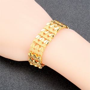 Bracelet de luxe plaqué or 24 carats JXX, bijoux de qualité, vente en gros, bracelets à breloques tendance pour femmes, cadeau pour femmes et hommes - Product Image 4