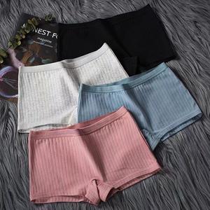 Bóxers de Algodón sin Costuras para Mujer, Pantalones Cortos de Seguridad Suaves, Ropa Interior Cómoda de Color Sólido para Mujer - Product Image 4