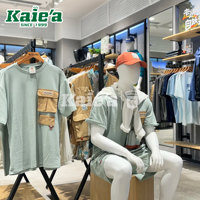 Boutique Boutique Design d'intérieur Présentoir de magasin de vêtements Comptoir de magasin de vêtements Design Étagères de rangement pour vêtements
