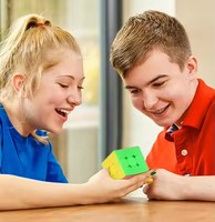 Luckykoo vente chaude MoYu Meilong 3x3x3 Cube de vitesse magique jouets éducatifs colorés pour adolescents