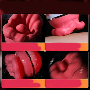 Masturbador de lengua con varilla vibradora para mujer, Juguetes sexuales para adultos, masajeador de clítoris para Orgasmo - Product Image 2