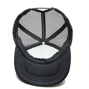 Polyester Foam Front 5 Panel High Quality Print Embroidery Logo Back Mesh Snapback Trucker <b>Hat</b> Promotion Gift - Product Image 4