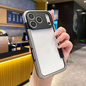 Coque de téléphone en silicone à blocs de couleur pour iPhone 17, protection intégrale de l'objectif, dégradé, dissipation de la chaleur pour iPhone 16/15/14 - Product Image 4