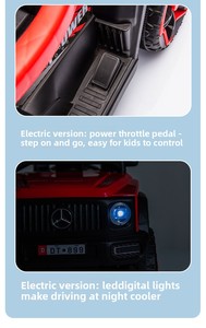 Voiture électrique tout-terrain à quatre roues pour enfants, rechargeable, télécommandée, pour garçons et filles de 6 à 12 ans - Product Image 5