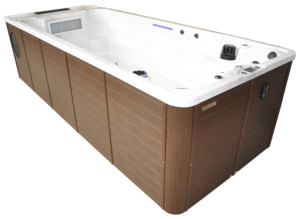 Outdoor Endlos-Pool Schwimm-<span class=keywords><strong>Spa</strong></span>-Wannen für 6 Personen aus Acryl Modernes Design Ultimativer Luxus - Product Image 5