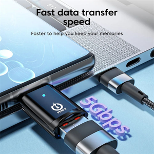Adaptateur OTG <span class=keywords><strong>USB</strong></span> vers Type-C pour iPhone 15 Pro Max, MacBook, Huawei : Connectez <span class=keywords><strong>clé</strong></span> <span class=keywords><strong>USB</strong></span>, lecteur flash, souris, clavier à votre téléphone ou ordinateur - Product Image 5