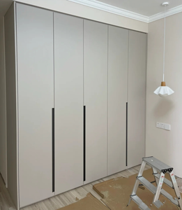 Armadio Moderno Convertibile in Legno con Pannelli, Altezza Regolabile, Portatile, Autoportante per Casa, Ospedale, Soggiorno - Product Image 1
