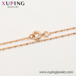 Trang Sức Xuping 36100 Đồ Trang Sức Mạ Vàng Nóng Thiết Kế Đơn Giản Chuỗi Khóa Vòng Cổ Trang Sức - Product Image 6