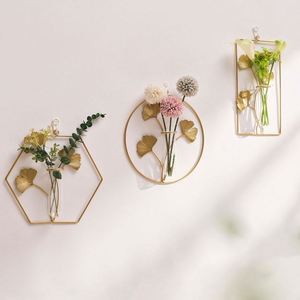 New Transparent Modern <b>Flower</b> Home Decor Indoor Hydroponic Plant Propagating Station Test Tube <b>Wall</b> Hanging Vase - Product Image 2