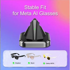 Base de Carga, Soporte, Estación de Carga para <span class=keywords><strong>Gafas</strong></span> META RayBan AI <span class=keywords><strong>Oakley</strong></span>, Material Metálico Inteligente - Product Image 5