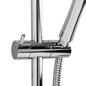 Support de <span class=keywords><strong>douche</strong></span> à main <span class=keywords><strong>universel</strong></span> réglable en ABS chromé traditionnel de 18 à 25 mm, support de rail coulissant, robinet de salle de bain d'appartement - Product Image 1