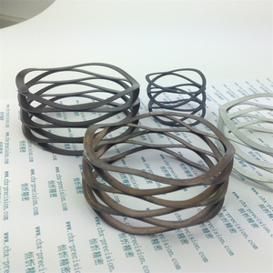 Custom <span class=keywords><strong>Made</strong></span> Kim Loại Nén Mùa Xuân Thép Không Gỉ Phong Cách Công Nghiệp Mùa Xuân Sóng Máy Giặt - Product Image 5