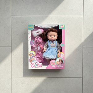 Travel Size Deluxe <b>Vinyl</b> Voice Doll Meal Accessory Window-<b>Box</b> Packed Bulk Purchase Supply - Product Image 1