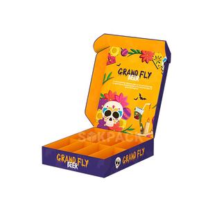 Custom 8 Pack Beer <strong>Cardboard</strong> Mailer Box with Dividers Beer/Drinks Corrugated Paper Shipping <strong>Gift</strong> Packaging <strong>Boxes</strong> - Product Image 4