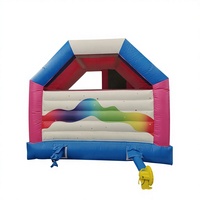 Château Gonflable Géant Thème Licorne Écologique pour Enfants avec Toboggan et Trampoline – Idéal pour l'Export