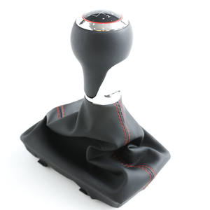 FUXIN - Funda de Piel Sintética para Palanca de Cambios de Coche, 5 y 6 Velocidades, para Audi A4, Sin Perforaciones - Product Image 4