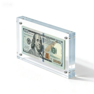 Wholesale Customizable Clear Acrylic Japanese Booster Box Case Magnetic Lid Polished Surface for <b>Floating</b> Shelf for Display - Product Image 4