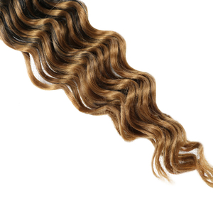 Venta al por mayor Venta caliente 22 pulgadas 100g Sintético <span class=keywords><strong>de</strong></span> onda profunda Trenzado <span class=keywords><strong>de</strong></span> ganchillo <span class=keywords><strong>Pelo</strong></span> colorido <span class=keywords><strong>para</strong></span> africano - Product Image 2