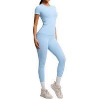 Ensemble de survêtement de yoga 3 pièces pour femme, grande taille, en Spandex/Nylon de haute qualité, séchage rapide, extensible dans les quatre sens, pour le sport