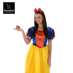 ODM vente entière Halloween princesse Costume habiller tenue avec bandeau pour femmes et adultes TV & film inspiré Blanche-Neige - Product Image 3