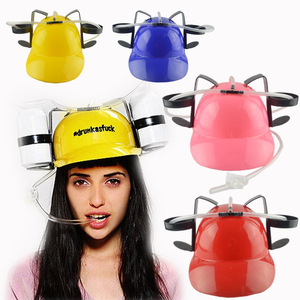 خوذة شرب - قبعة بمقبض للشرب قابلة للتعديل قبعة للمشروبات مثل البيرة والصودا والعصير - Product Image 5