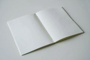 Carnet d'aquarelle de haute qualité, couverture rigide en cuir personnalisée, style minimaliste estival, reliure cousue - Product Image 3