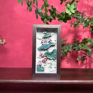 Veilleuse LED 3D en papier découpé avec boîte à ombre, alimentée par piles, pour décoration de bureau - Product Image 1