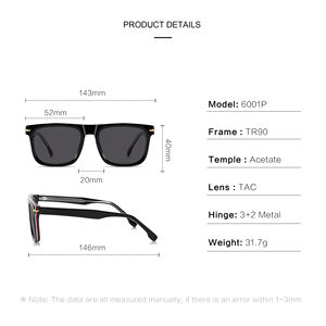 2025 mode rétro Vintage CP cadre carré lunettes de soleil polarisées mode lunettes de soleil pour femmes en plein air classique unisexe lunettes de soleil - Product Image 2