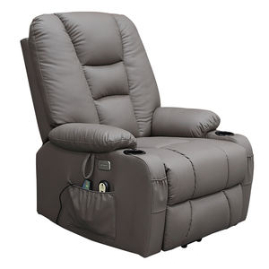 Hot Sale Wohnzimmer Komfortable Relax Verstellbare <span class=keywords><strong>Lift</strong></span> <span class=keywords><strong>massage</strong></span> Eco Leder Liegestuhl mit <span class=keywords><strong>Massage</strong></span> funktion - Product Image 3