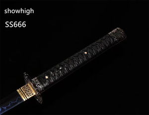Épée Katana Dachi bleue faite à la main, jouet de collection pour cosplay SS666 - Product Image 6