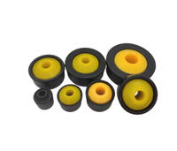 Cache-roue d'extrémité de roulement à billes en acier/PVC/nylon de haute qualité WA pour convoyeurs, nouvelle roue pleine, couleur personnalisée