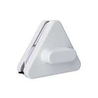 Brosse de nettoyage ménagère en plastique, double couche, triangulaire, magnétique puissant, pour vitres, origine Zhejiang