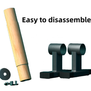 Großhandel Angepasstes Logo Parallel-Barren Klimmzugstange Langlebiges Umweltfreundliches Fitnessgerät für Bodybuilding-Übungen - Product Image 3