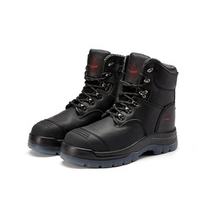 Steel Toe Waterproof Side <strong>Zip</strong> Anti-Slip EH 7" Full Grain Leather TPU Safety Shoes <strong>Work</strong> <strong>Boots</strong> Mining Golden Retriever GR245Z - Product Image 5