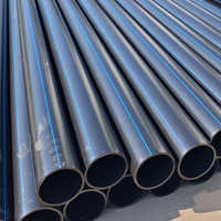 Tuyau d'eau potable en PEHD de 12 pouces DN150 200mm 250mm 315mm 600mm à 800mm 650mm 2500mm de diamètre PN10 PN16 SDR17 - Prix