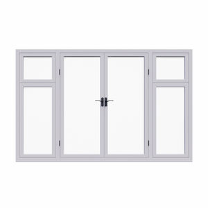 Fenêtre en <span class=keywords><strong>PVC</strong></span> à <span class=keywords><strong>double</strong></span> <span class=keywords><strong>vitrage</strong></span> à rupture de pont thermique à faible U, à haute efficacité, pour garder la chaleur en hiver nordique - Product Image 5