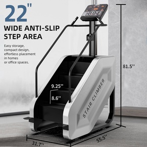 Máquina de <span class=keywords><strong>Escaleras</strong></span> Cheernin para Entrenamiento de Glúteos en Gimnasio, Equipo Cardiovascular Comercial - Product Image 4