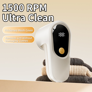 Venta al por mayor recargable eléctrica pantalla Digital Fuzz Shaver ropa <span class=keywords><strong>de</strong></span> lana removedor <span class=keywords><strong>de</strong></span> pelusas Hairball Trimmer Fabric Shaver - Product Image 4