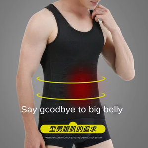 Débardeur Sculptant Homme de Sport et Fitness, Sans Manches, Très Élastique, Respirant et Amincissant – Vente en Gros - Product Image 3