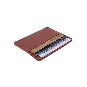 חם מכירה גברים עם ארנק עור רזה מסוגנן מותאם אישית לוגו במקרה כרטיס ביקור מרובה כרטיס ביקור ללא סגירת עובי להתאמה אישית - Product Image 6