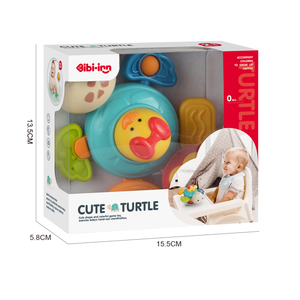 Nouveau jouet écologique tortue mignonne, jouet de <span class=keywords><strong>jeu</strong></span> coloré, jouet de bain et d'eau avec sucette et anneau de dentition à mâcher pour <span class=keywords><strong>bébé</strong></span> - Product Image 4