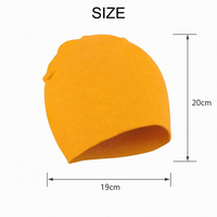 Gorros de Bebé al por Mayor, 1-3 Años, 100% Algodón, Suaves, Lisos, Unisex, con Logotipo Personalizado, OEM, ODM