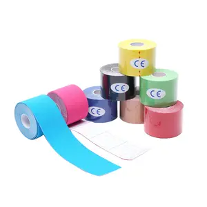 Customized LOGO Athletic Fitness Sports Bandage Strapping Cotton Muscle Protector Kinesiology Tape