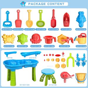 <span class=keywords><strong>Table</strong></span> d'<span class=keywords><strong>eau</strong></span> pour les tout-petits enfants Splash <span class=keywords><strong>Table</strong></span> de sable jouets d'<span class=keywords><strong>eau</strong></span> jouets de plage d'été pour les enfants - Product Image 5