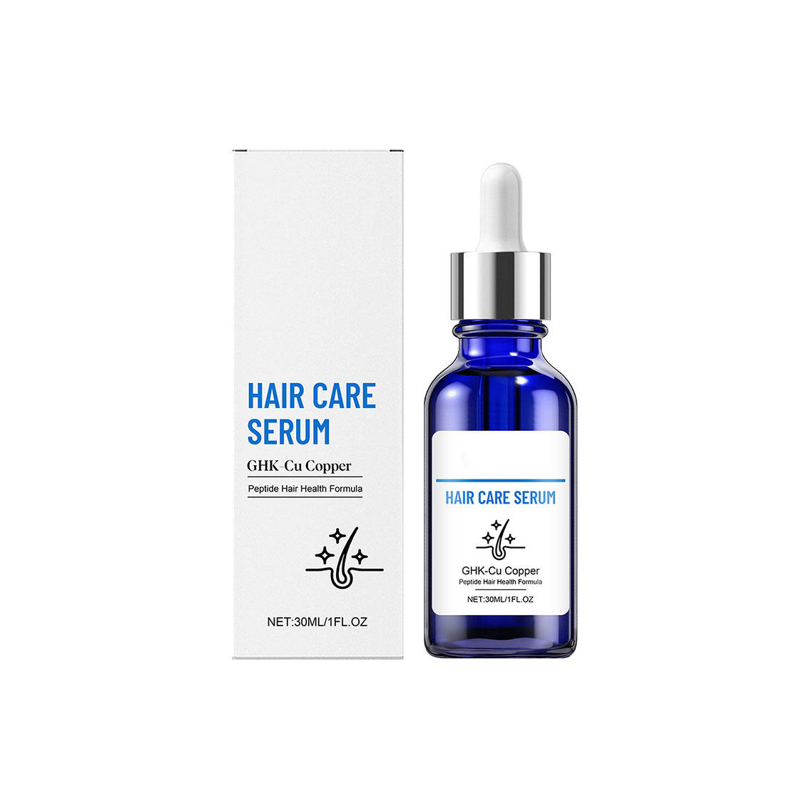 Blue Copper Peptide Hair Growth Serum