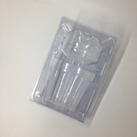Vente en gros Boîte d'emballage personnalisé en PVC blister à bulles pour les semis de fleurs Boîte de transport en plastique en pot