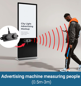 IP67 mức chất lỏng phát hiện đầu dò kép siêu âm khoảng cách đầu dò cảm biến cho mực nước Phát Hiện & robot tránh chướng ngại vật - Product Image 4