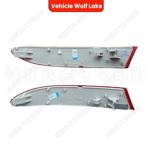 Reflector de parachoques trasero para vehículo Wolf Lake, forma de menisco, para BMW X3 F25 2011-2014, lente LED roja - Product Image 3