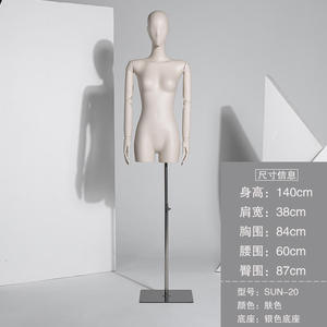 Mannequins féminins couleur peau demi-<span class=keywords><strong>mannequin</strong></span> pour femmes avec mains en bois pour le magasin - Product Image 6